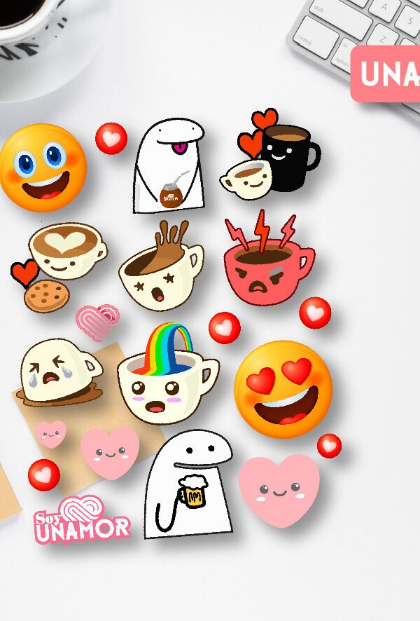 VINILO DECORATIVO - STICKER Emojis - 7510