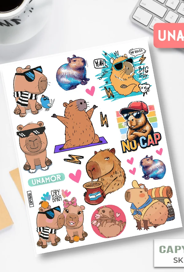 STICKER CAPYBARA