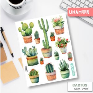 SKM 7787 - MINI STICKER CACTUS