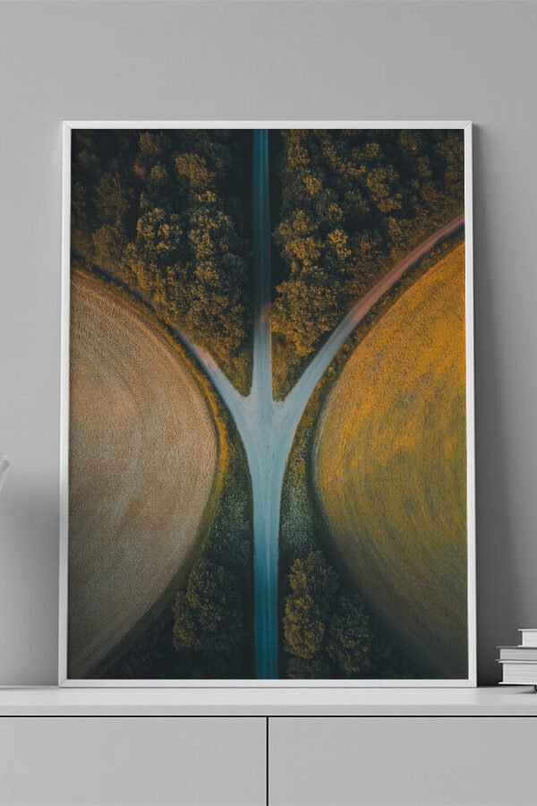 VINILO DECORATIVO - LAMINA AERIAL PAISAJE - 0005