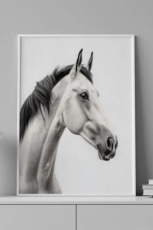VINILO DECORATIVO - LAMINA ANIMAL CABALLO - 0064