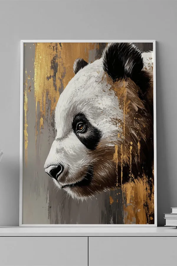 VINILO DECORATIVO - LAMINA ANIMAL PANDA - 0088