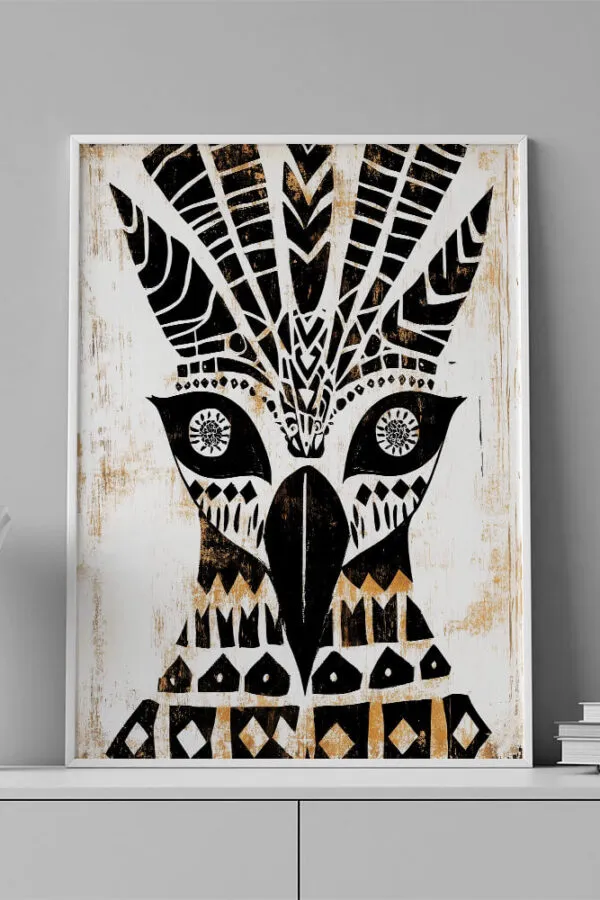 VINILO DECORATIVO - LAMINA ANIMAL AVE - 0102
