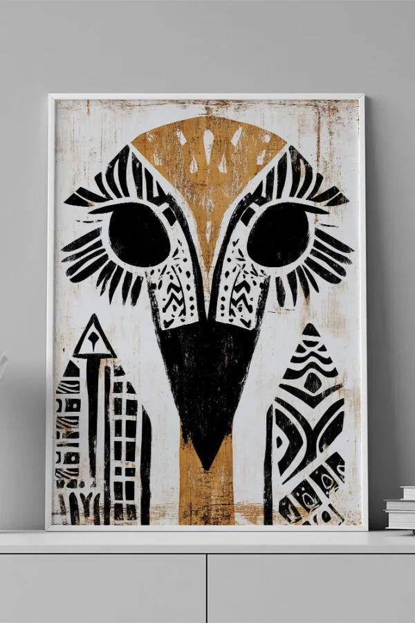 VINILO DECORATIVO - LAMINA ANIMAL AVE - 0103
