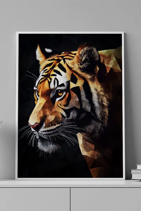 VINILO DECORATIVO - LAMINA ANIMAL TIGRE - 0106