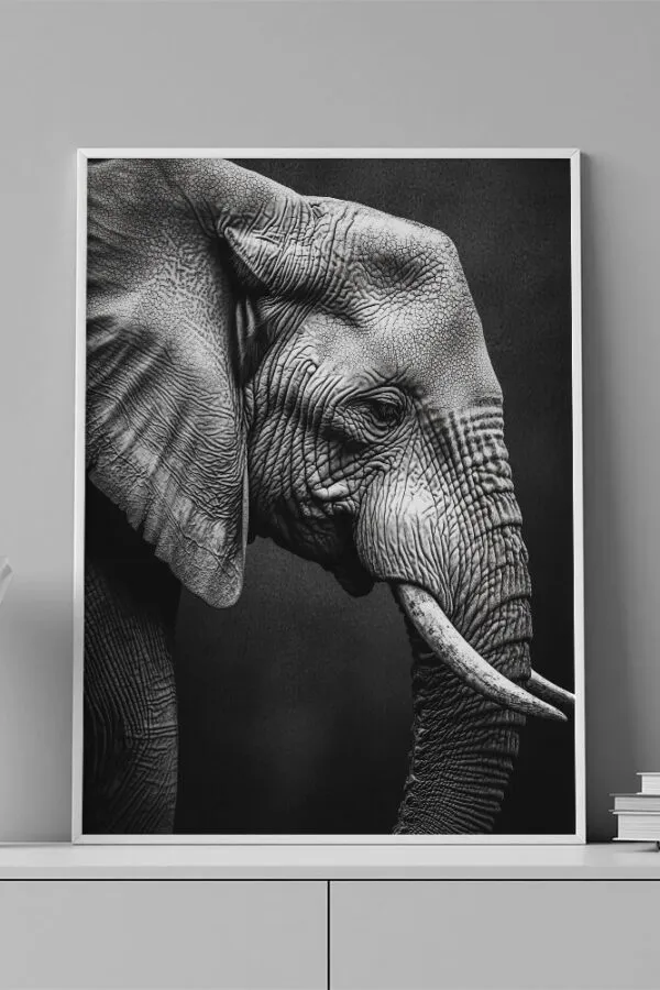 VINILO DECORATIVO - LAMINA ANIMAL ELEFANTE - 0115