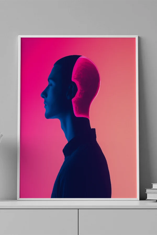 VINILO DECORATIVO - LAMINA ART - 0009 - TORSO PERFIL