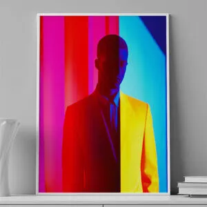 VINILO DECORATIVO - LAMINA ART - 0016 - ROSTRO