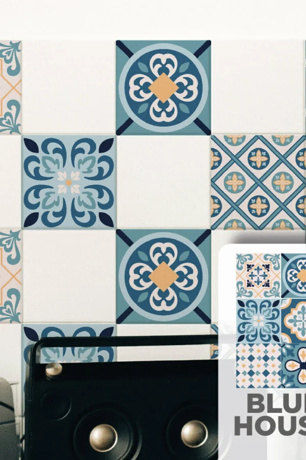 AZULEJOS DE VINILO ADHESIVO - BLUE HOUSE -5508