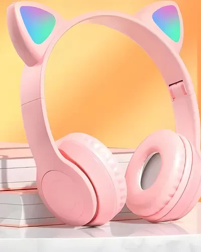 Auriculares Bluetooth Inalámbricos Orejas Gatito