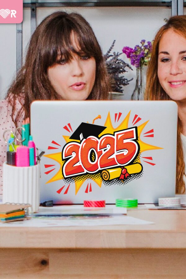 VINILO DECORATIVO - VINILO IMPRESO DECO GRADUACIÓN EXPLOSÍON 2025 O 2026 - 20266