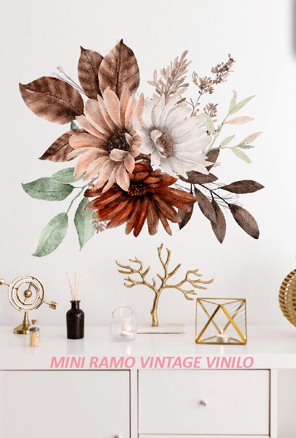 VINILO DECORATIVO - MINI RAMO VINTAGE VINILO - 814