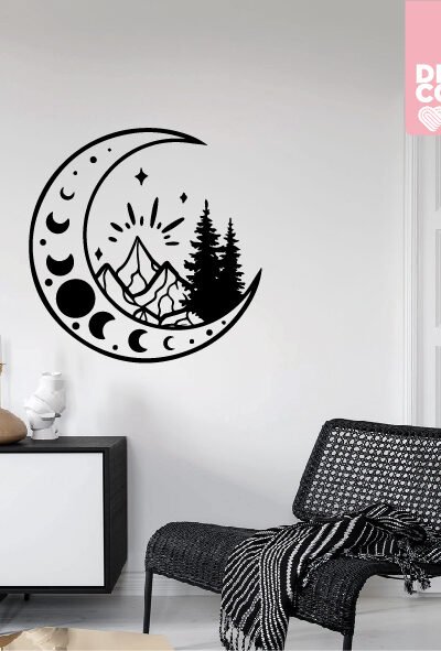 VINILO DECORATIVO - LUNA BOSQUE -  5035