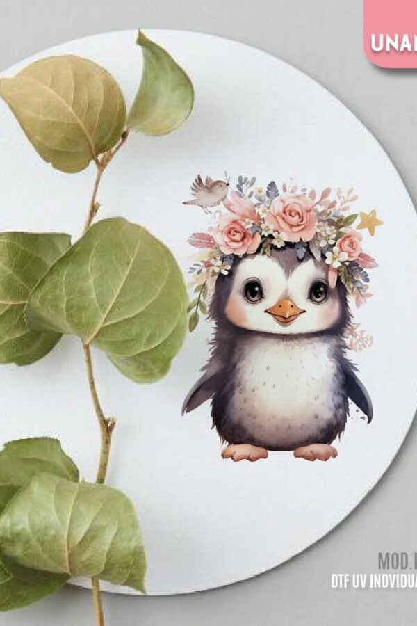 DTF UV INDIVIDUALES - PINGUINO