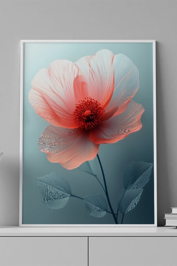 VINILO DECORATIVO - LAMINA FLOR - 0002