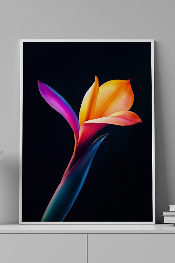 VINILO DECORATIVO - LAMINA FLOR - 0016