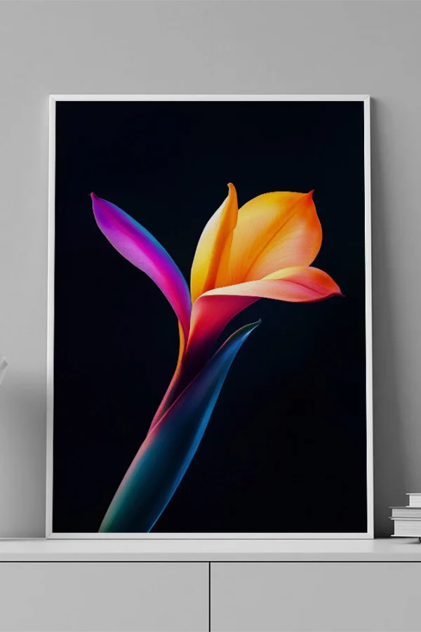 VINILO DECORATIVO - LAMINA FLOR - 0016