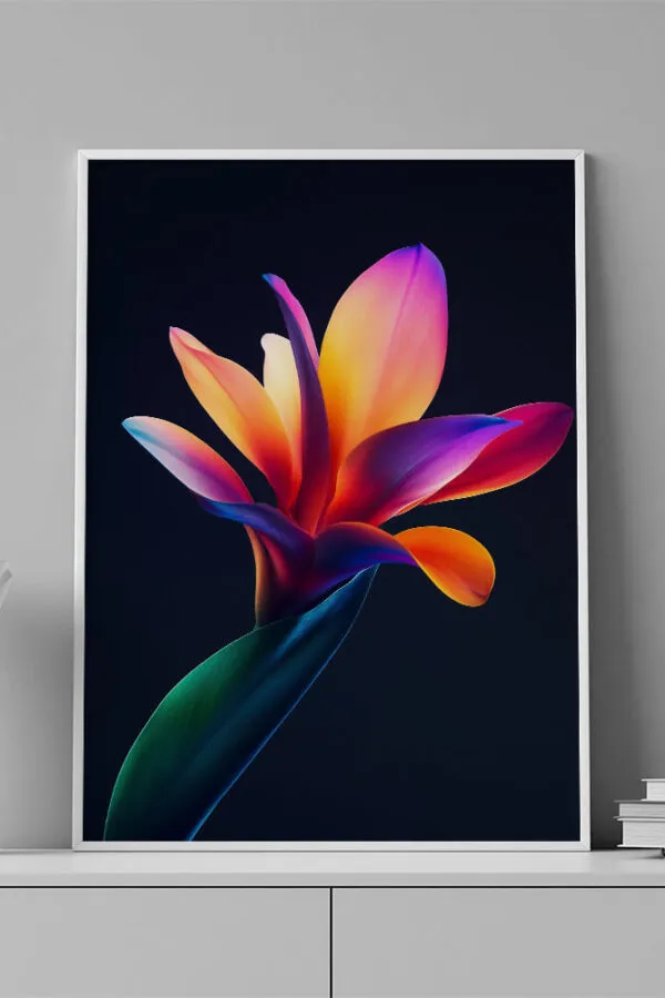 VINILO DECORATIVO - LAMINA FLOR - 0017