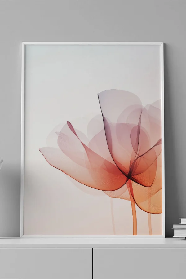 VINILO DECORATIVO - LAMINA FLOR - 0054