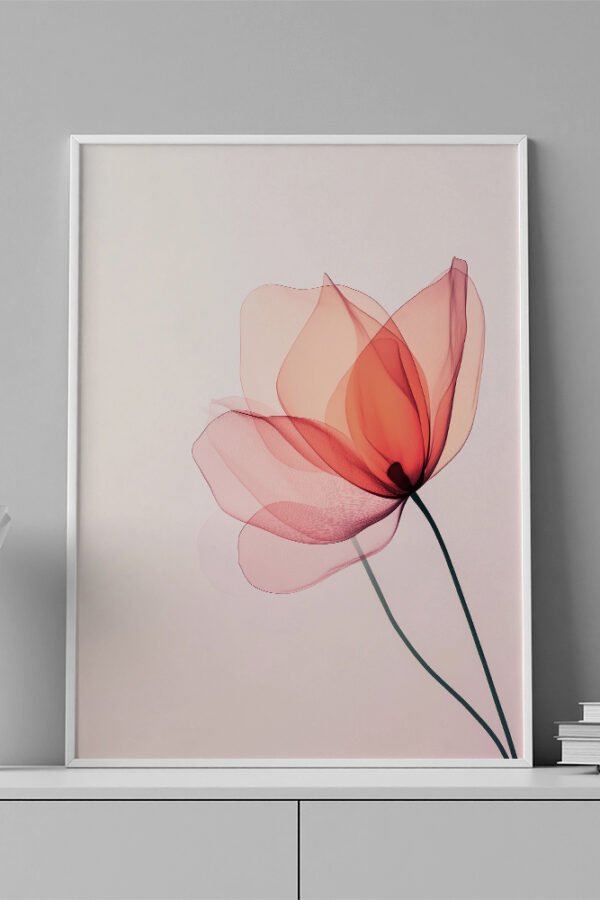 VINILO DECORATIVO - LAMINA FLOR - 0055