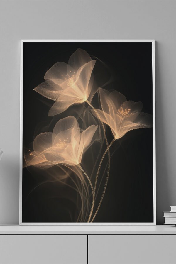 VINILO DECORATIVO - LAMINA FLOR - 0070