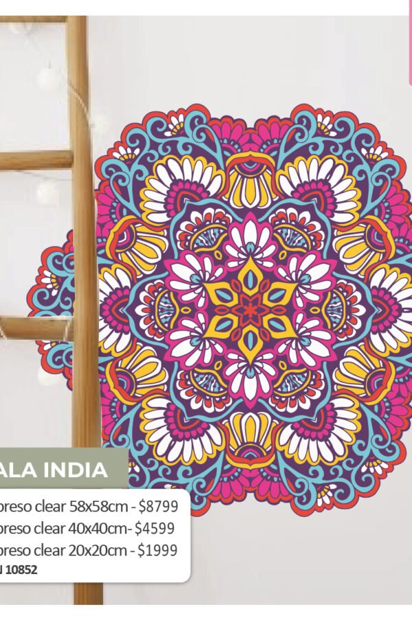 VINILO DECORATIVO - MANDALA INDIA - 1085