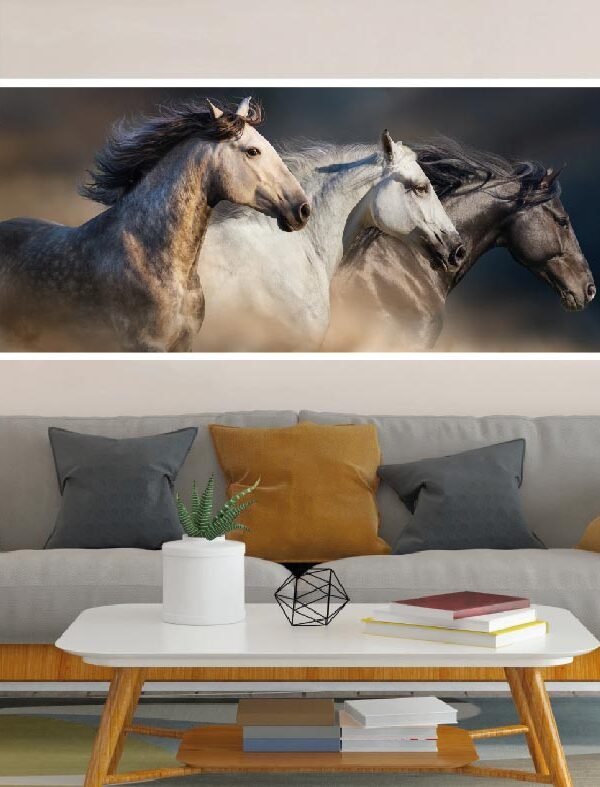 VINILO DECORATIVO - CABALLOS - 8056