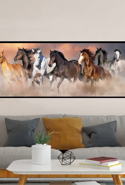 VINILO DECORATIVO - CABALLOS - 8062