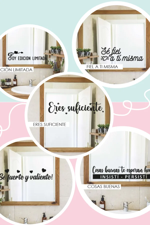 Vinilos de frases para inspirar tu dia