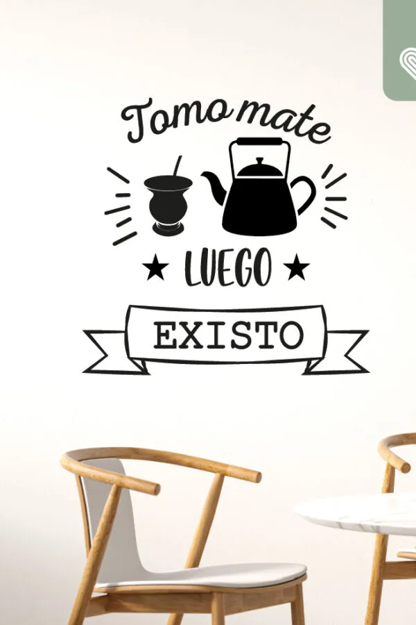 VINILO DECORATIVO - TOMO MATE - 1408