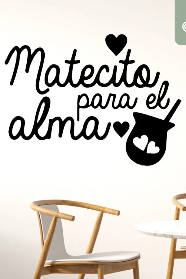VINILO DECORATIVO - MATECITO - 1409