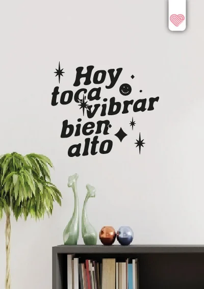 VINILO DECORATIVO - HOY TOCA - 9065