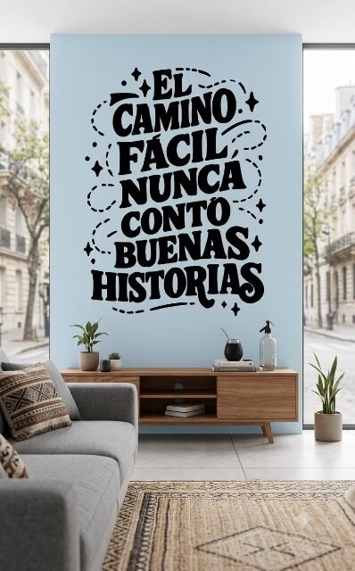 VINILO DECORATIVO - EL CAMINO FÁCIL - 7053