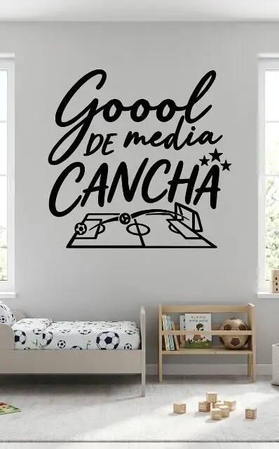 VINILO DECORATIVO - MEDIA CANCHA - 7056