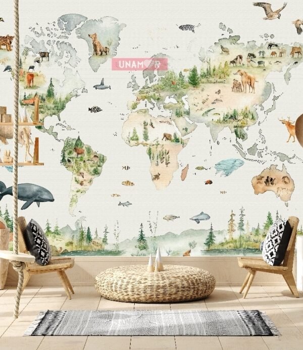 MAPA MUNDI ANIMALES