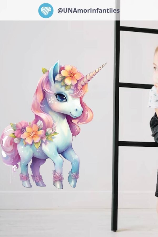 VINILO DECORATIVO - PONY UNICORNIO - 3104