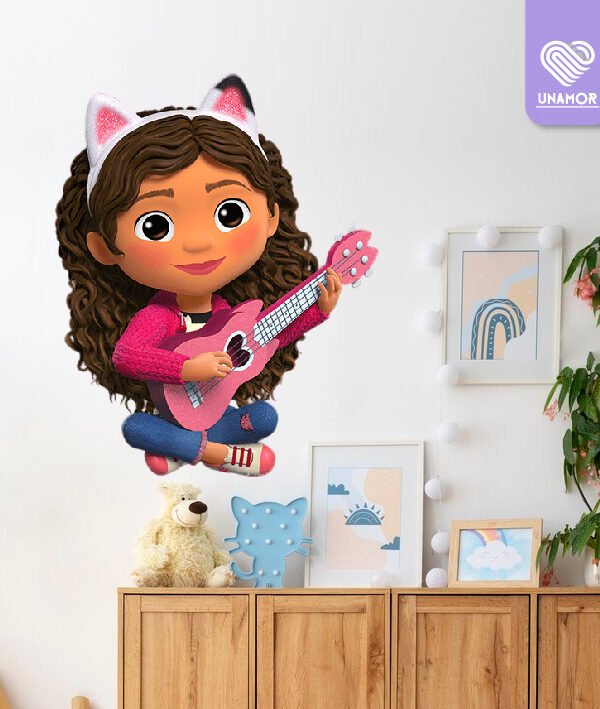 VINILO DECORATIVO - GABY GUITARRA - 3181