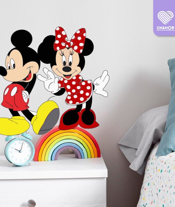 VINILO DECORATIVO - MICKEY Y MINIE - 3164