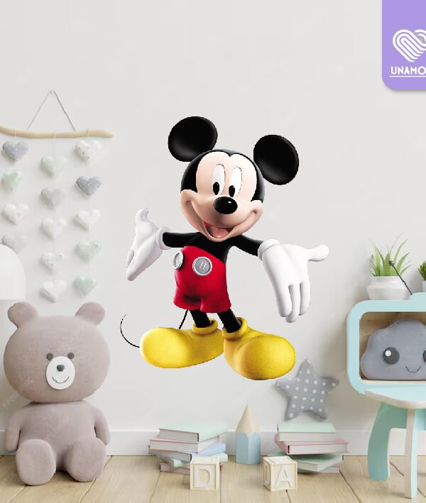 VINILO DECORATIVO - MICKEY FELIZ - 3165