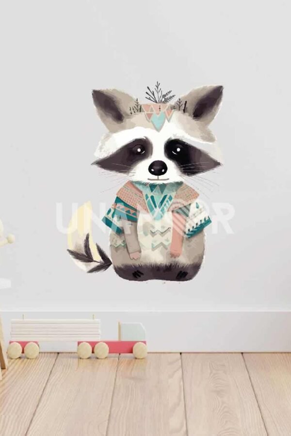 VINILO DECORATIVO - MAPACHE - 3072