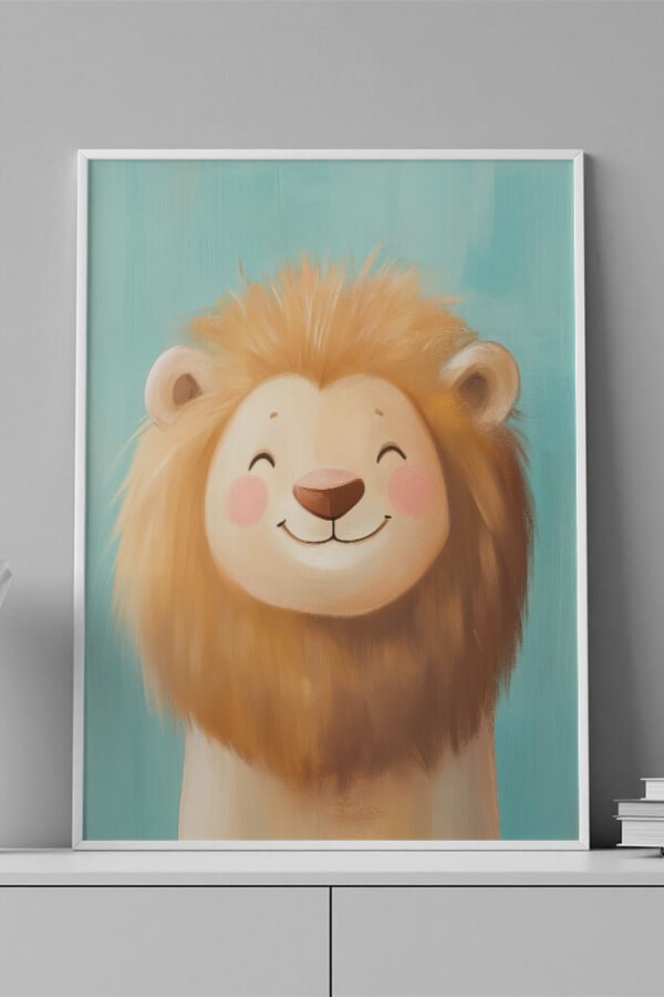 VINILO DECORATIVO - LAMINA KID - 0050 - LEONCITO