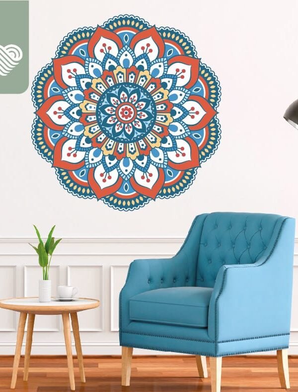VINILO DECORATIVO - MANDALA CELESTE - 5512