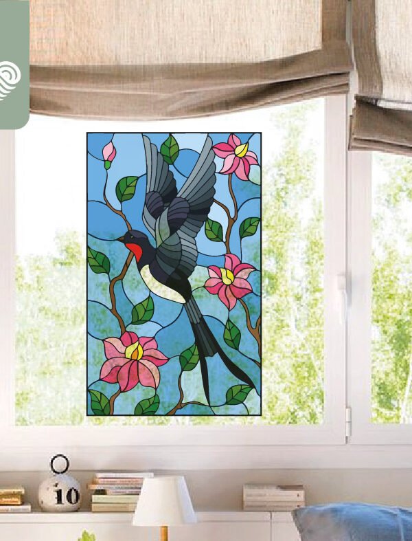 VINILO DECORATIVO - VITRAL AVE - 5523