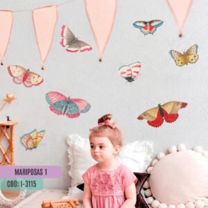 3115 - PLANCHA MARIPOSAS PASTEL