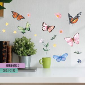 3120 - PLANCHA MARIPOSAS ART