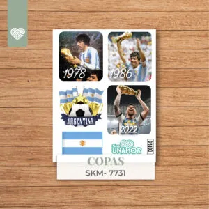 VINILO DECORATIVO - STICKER COPAS - 7731