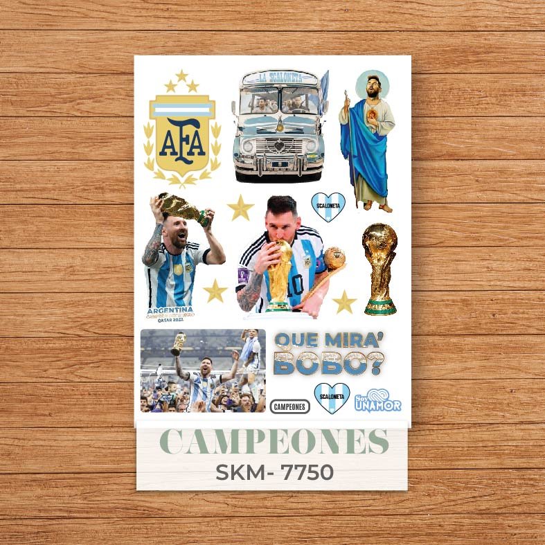 MINI STICKER 32 1 MAY-24034 - PACK STICKERS X10 FÚTBOL - Imagen 2