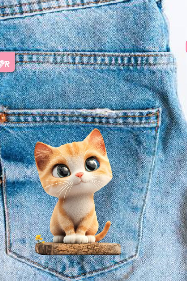 MINI TEXTILES - MINI GATITO