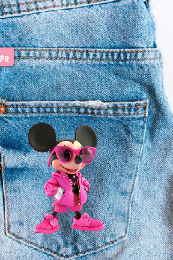 MINI TEXTILES - MINI MINNIE PINK