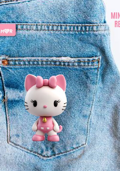 MINI TEXTILES - MINI KITTY REALISTA